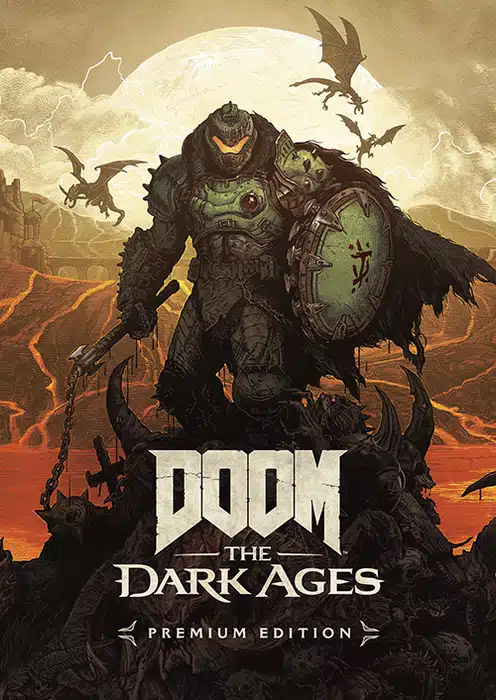doom the dark ages premium edition poster